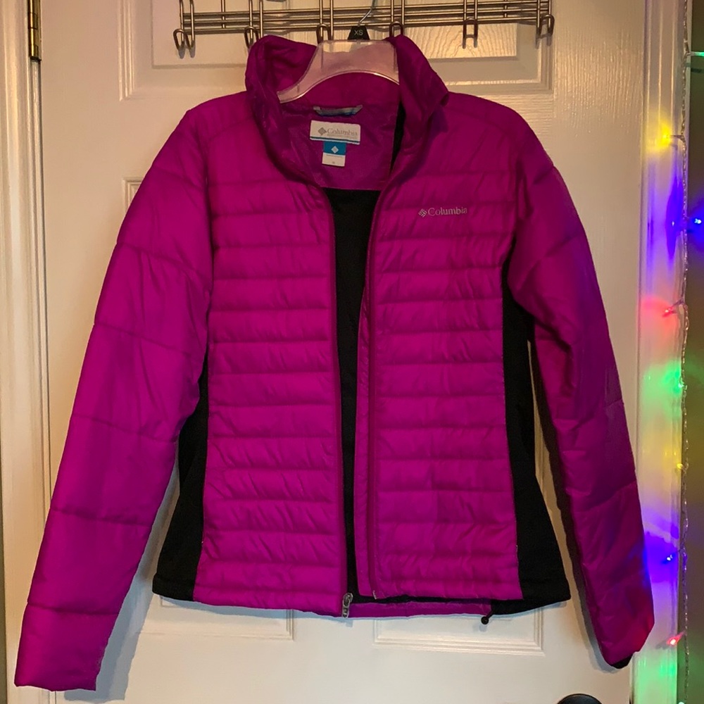 Magenta Columbia Puffer Jacket